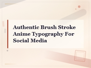 Custom Handwritten Anime Fonts: Authentic Brush Stroke Typography for Social Media